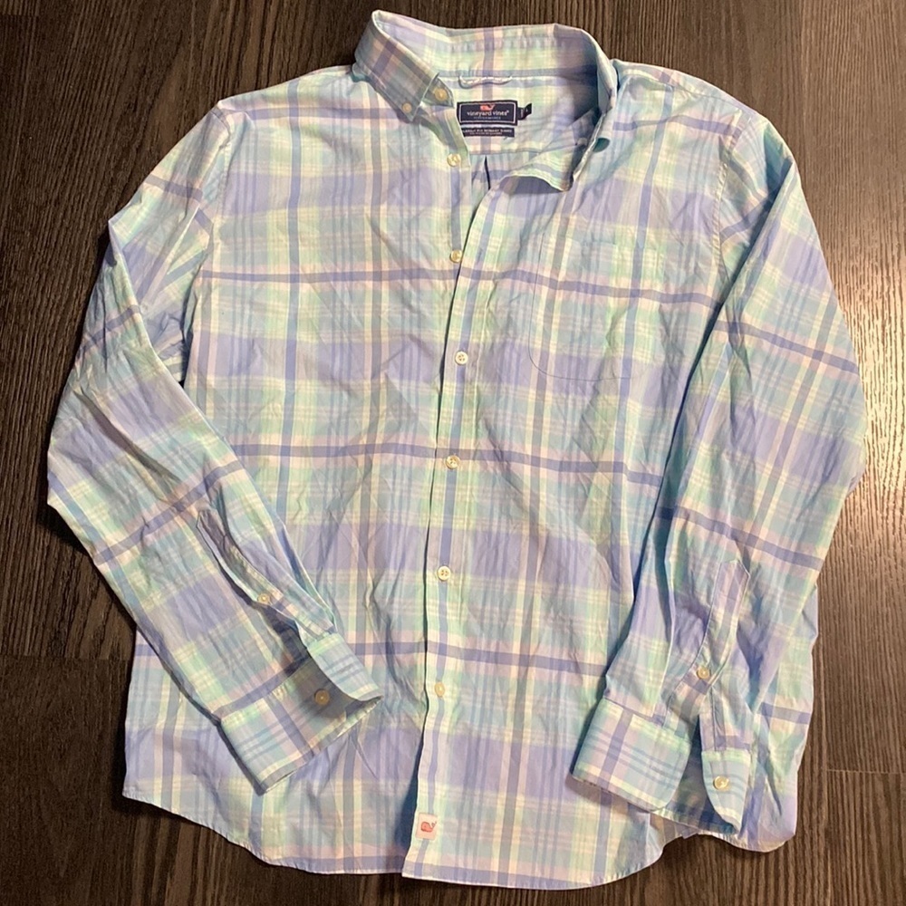 🍍VINEYARD VINES BUTTON DOWN 🍍SIZE LARGE🍍H-4